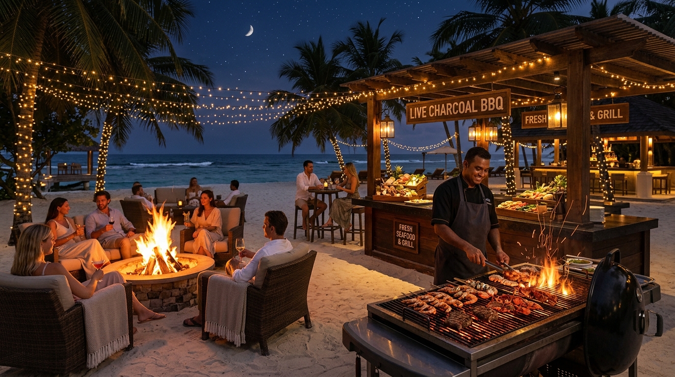 Outdoor Barbecue & Bonfire Ground