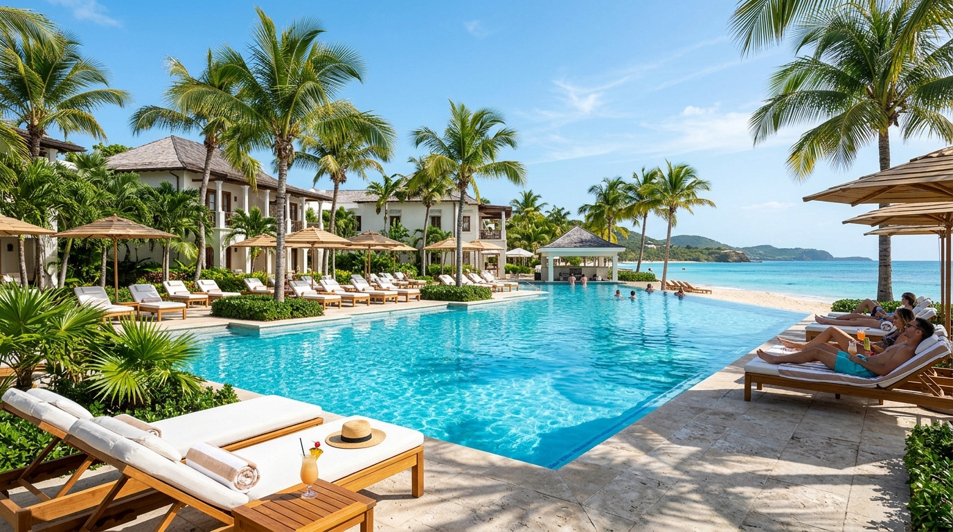 Resort Swimming Pool View
